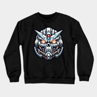 Biomech Skull S01 D100 Crewneck Sweatshirt